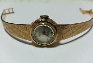 18k gold 17 Jewels Requena ladies wristwatch (Vintage) 21 Grams