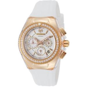 TECHNOMARINE CRUISE DAMEN-ARMBANDUHR 37MM ARMBAND SILIKON WEIß QUARZ TM-111007