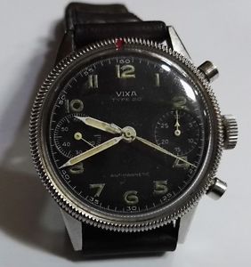 VENDO VIXA TYPE 20 MILITARE ANNI 50 ACCIAIO 38mm CORONA ESCLUSA