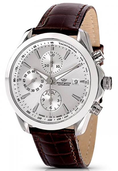 Watch Man Philip Watch Prestige Blaze R8241995145 automatic chrono date brown wk