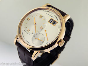 Latest A. Lange & Sohne Grand Lange 1 18k Rose Gold 117.032 Classic $41,500 LNIB