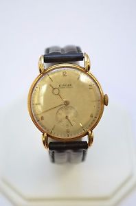 VINTAGE WATCH GLYCINE 18K GOLD AUTOMATIC MOVEMENT  BIENNE GENEVE