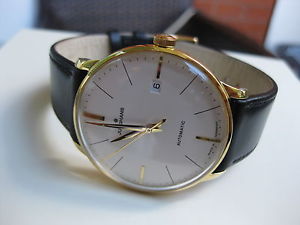 Junghans Meister Classic Automatik-Herrenuhr u. Glasboden 027/7312 Top Zustand !