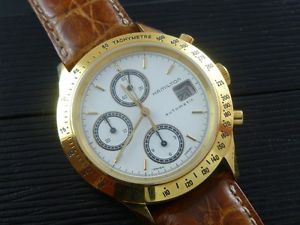 Hamilton cronografo automatico oro 18k Nos anni '90 39mm