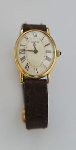 Vintage Cartier Baignoire 18k Solid Gold  Swiss ETA 980