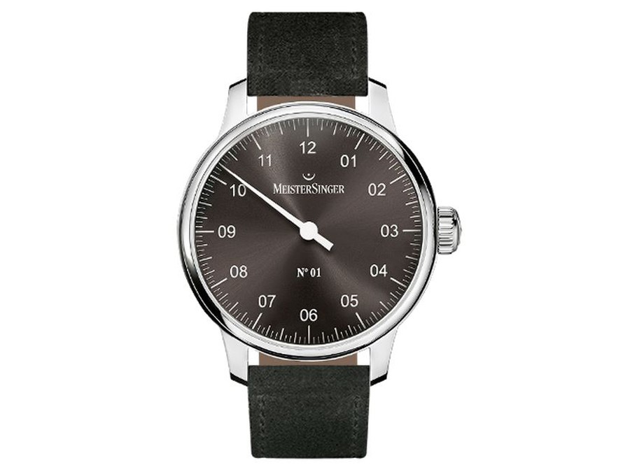 MeisterSinger Uhren Herrenuhr Einzeigeruhr N01 AM3307