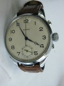 Monard vintage Swiss quarter repeater pocket watch, converted to wrist watch.