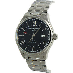 Frederique Constant Men's FC350B5B6B Black Dial Stainless SteelAutomatic Watch