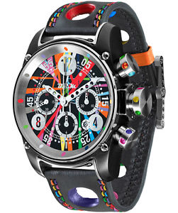 Genuine BRM Watch T12-44 Art car watch Auto Chrono Ltd Edn 100pcs T12-44-ART CAR