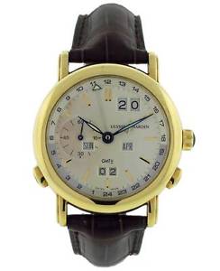 Ulysse Nardin GMT +- Perpetual 321-22-31 Yellow Gold Automatic Mens Swiss Watch