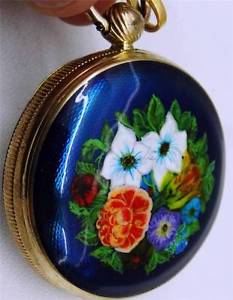 Important Chinese Qing Dynasty Court Enamel Verge Fusee watch&gild bronze stand