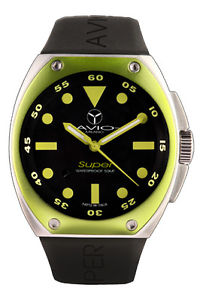 Avio Milano Men's AVI SA AC 1003 Super Tonneau Interchangeable Bezel Date Watch