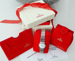 OMEGA CONSTELLATION ALL WHITHE GOLD 18K .MY CHOICE. MOP DIAL DIAMONDS.EXC. COND.