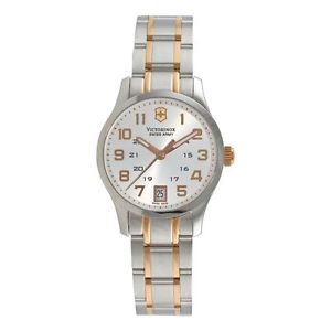 Victorinox 241326 Womens Silver Dial Quartz Watch with Stainless Steel Strap