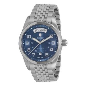 Victorinox 241072 Mens Blue Dial Analog Automatic Watch