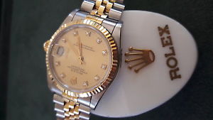 Rolex Datejust Diamonds Lady Steel &  Gold