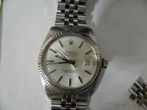 ROLEX DATEJUST OYSTER 16014 ACCIAIO GHIERA ORO con Certificato d'autenticità