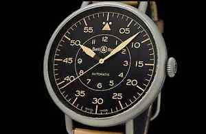 Bell&Ross Vintage WW1 Heritage V-WW1-92HERI-CA SS/PVD Auto Men's Watch(S A0670)