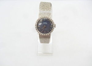 Rubens Damenarmbanduhr "La Chaux de Fonds" mit Diamanten in 18 ct. Weißgold