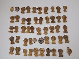 50 x GOOD ANTIQUE POCKET WATCH BALANCE COCKS FOR THE WATCH MAKER