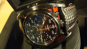 Meccaniche Veloci Crono Driver W130K257 7750 Valjoux Black Titanium Case & Frame