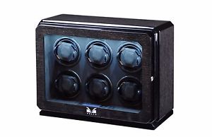 Volta Automatic 6 Six Watch Winder (Black Oak) Roadster Collection