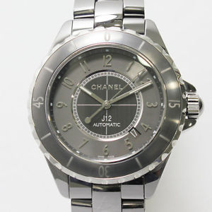 Authentic Chanel J12 Chromatic Men's Automatic H2934 titanium ceramic watch 589