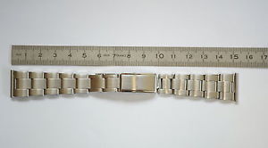 Vintage 6635 GAY FRERES 19mm ends stainless steel watch strap riveted expandable