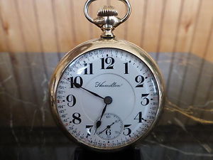 HAMILTON 946, 23 JEWEL, 18S POCKET WATCH,  ALL ORIGINAL