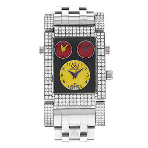 Jacob & Co. Capri C-3 4.75ct Usine Set Diamant Quartz Montre Unisexe