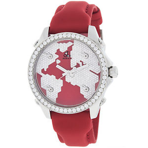 Jacob & Co. JCM47SR Cinq Fuseau Horaire Continent Acier Diamant Quartz