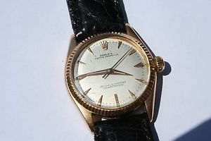 very rare vintage rose gold Rolex oyster perpetual reference 6551