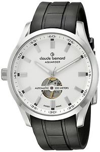 Claude Bernard Men's 85026 3CA AIN Aquarider Stainless Steel Watch with Black...