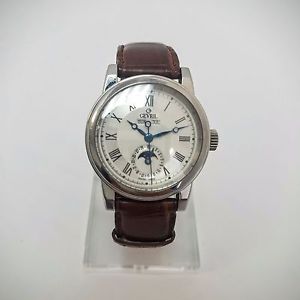 Gevril R007 Complete Calendar Moonphase Stainless Steel