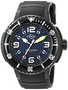 GV2 by Gevril Men's 8902 Termoclino Analog Display Quartz Black Watch