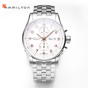 Hamilton Jazzmaster Maestro Auto Chrono H32766113 White / Silver Stainless Stee