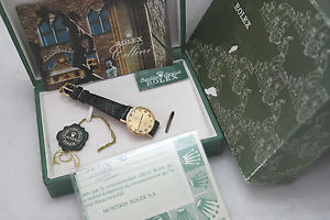 Ladies ROLEX CELLINI 18K Gold - Ref: 4109 - Year 1990 - BOX, PAPERS & WARRANTY!