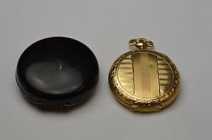 N. Schwarz New-York 14K Pocket Watch B.W.C.CO. Case #11285 Tavannes 15J 13018402