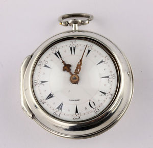 George Clarke 1750 Reloj de husillo Otomano Mercado Verge fusee Otomano