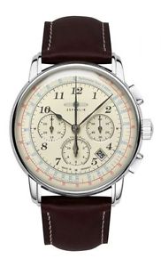 Zeppelin Los Angeles LZ126 Automatik Chronograph 7624-5 - Lederband - 42 mm