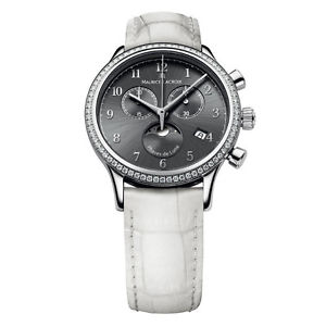 Maurice Lacroix Les Classiques White Leather Ladies Watch LC1087-SD501-820