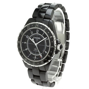 Authentic CHANEL J12 GMT Watches H2012 ceramic mens