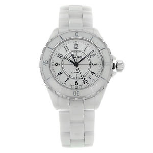 Chanel J12 H0970 Blanc Céramique Taille Moyenne Montre Automatique Unisexe