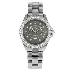 Chanel J12 H2566 Keramic & Diamanten Automatisch Damen Armbanduhr