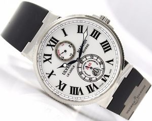 HERRENUHR ULYSSE NARDIN MAXI MARINE CHRONOMETER WHITE REF. 263-67 + BOX