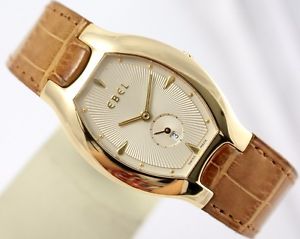 DAMENUHR EBEL LICHINE TONNEU 18K GELBGOLD REF. 8012431 - BOX + PAPIERE - TOP!