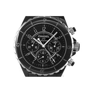 Used[B] Watch CHANEL J12 black ceramic chronograph 41mm H0940 Self winding L0D