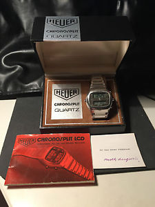 Tag Heuer Ferrari vintage chronosplit chrono lcd watch