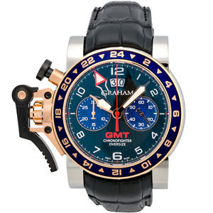 GRAHAM CHRONOFIGHTER OVERSIZE GMT CHRONOGRAPH MEN’S WATCH – 2OVGG.B26A