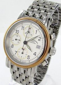 MÜHLE Glashütte Chronographe II Automatique Acier/Doré M1-31-50 1 BOÎTE PAPIERE